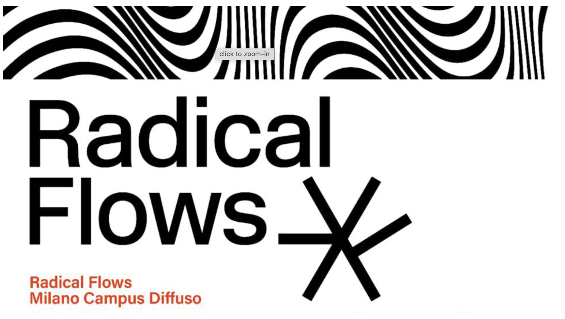 Radical Flows: Milano Campus Diffuso