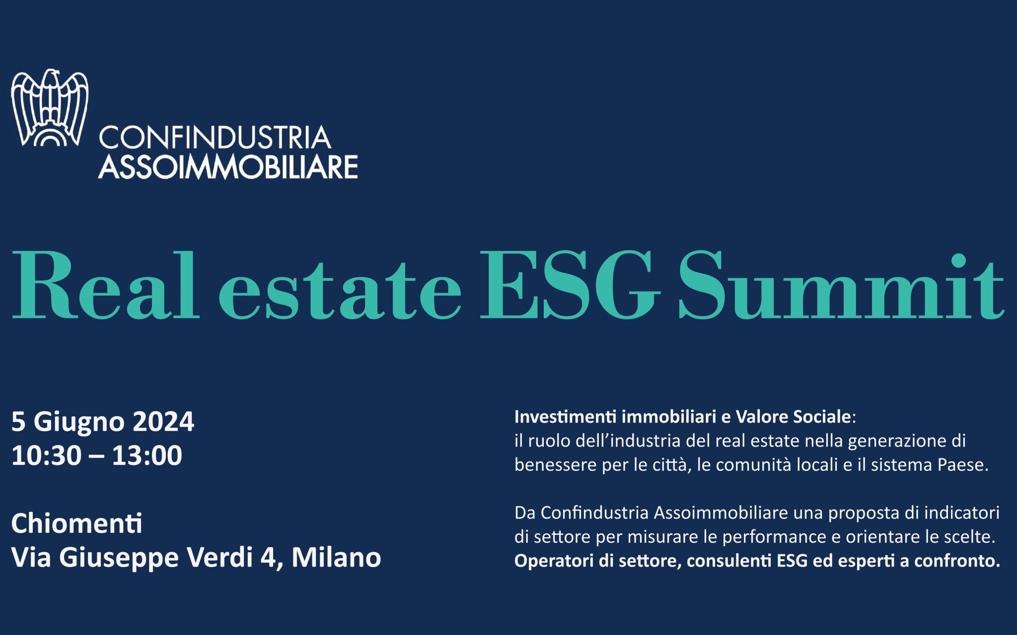 ESG summit confindustria